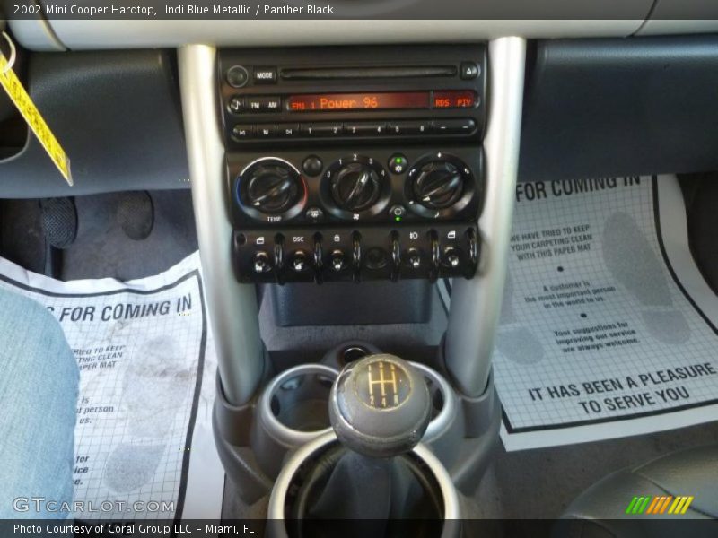 Indi Blue Metallic / Panther Black 2002 Mini Cooper Hardtop