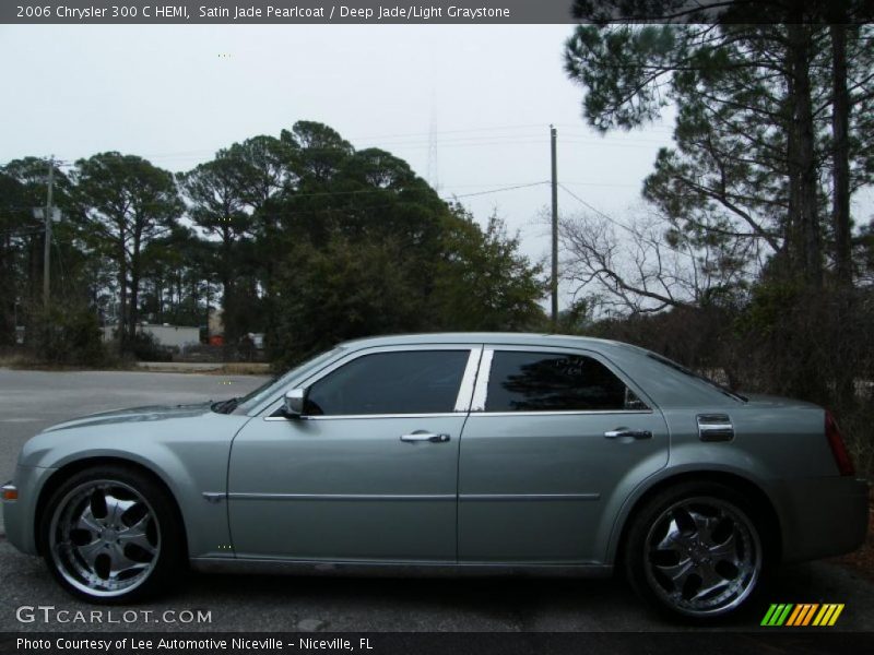 Satin Jade Pearlcoat / Deep Jade/Light Graystone 2006 Chrysler 300 C HEMI