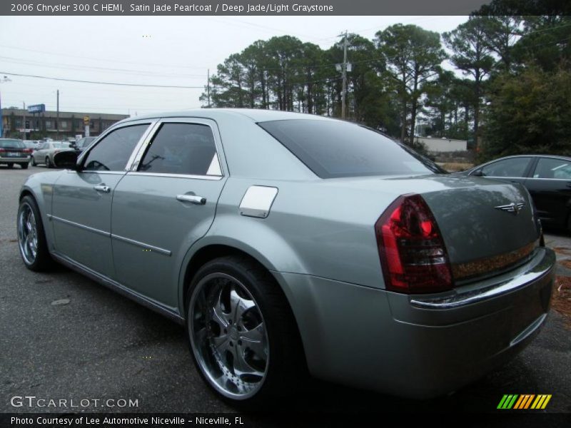 Satin Jade Pearlcoat / Deep Jade/Light Graystone 2006 Chrysler 300 C HEMI
