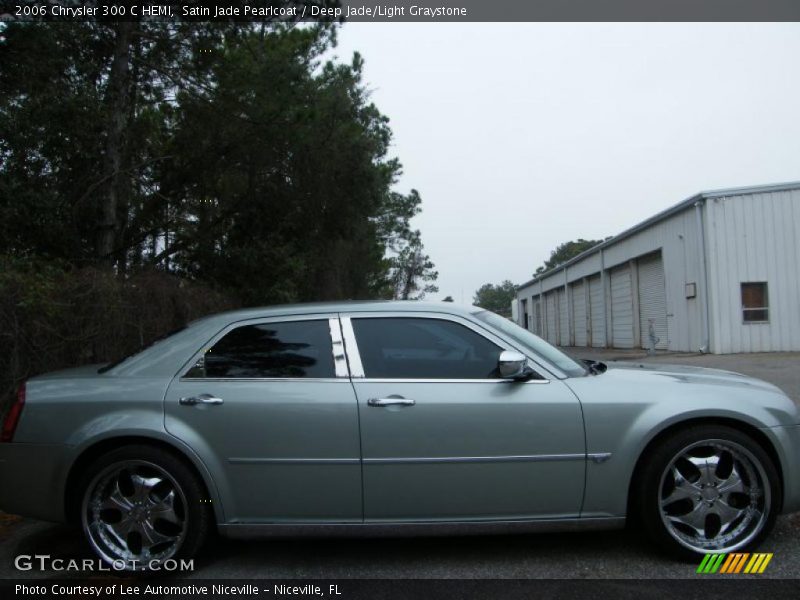 Satin Jade Pearlcoat / Deep Jade/Light Graystone 2006 Chrysler 300 C HEMI