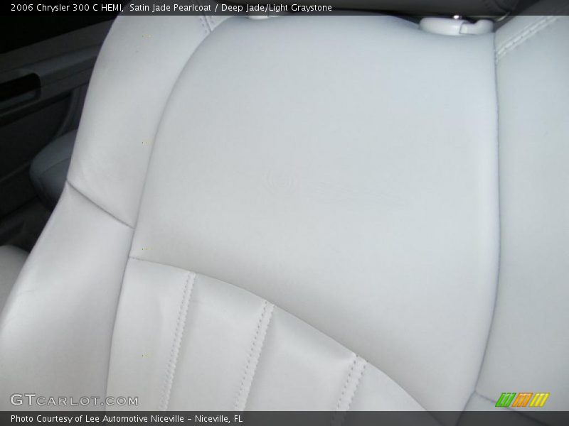 Satin Jade Pearlcoat / Deep Jade/Light Graystone 2006 Chrysler 300 C HEMI