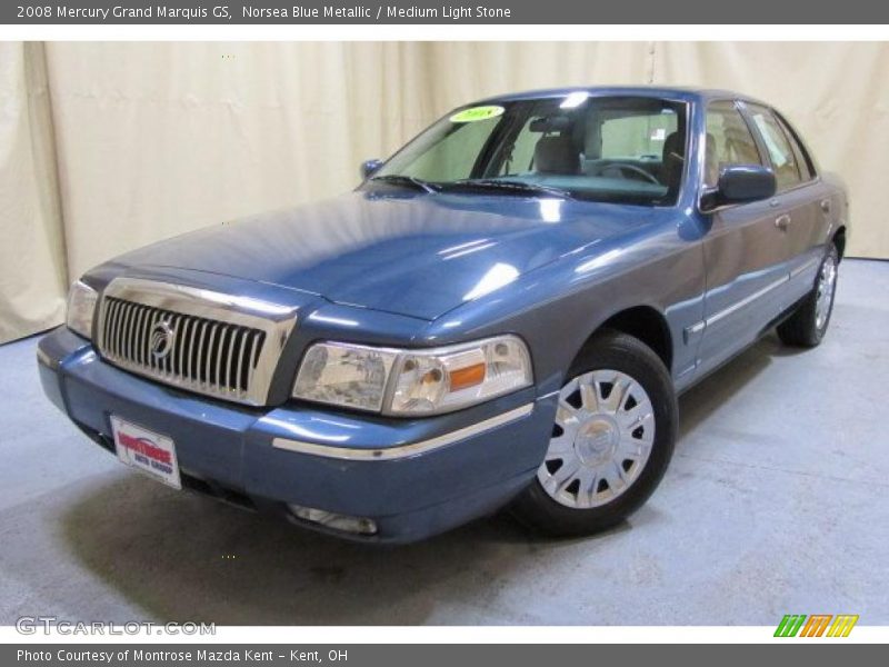 Norsea Blue Metallic / Medium Light Stone 2008 Mercury Grand Marquis GS