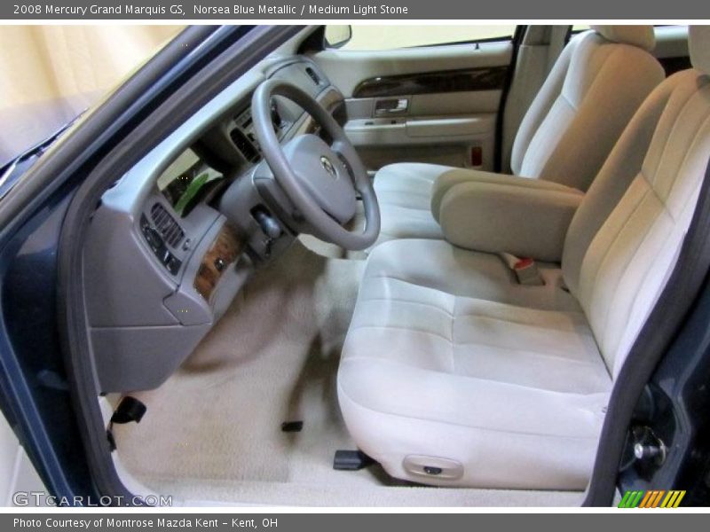 Norsea Blue Metallic / Medium Light Stone 2008 Mercury Grand Marquis GS