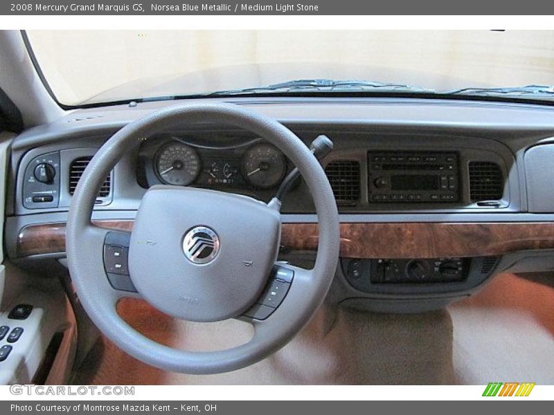 Norsea Blue Metallic / Medium Light Stone 2008 Mercury Grand Marquis GS