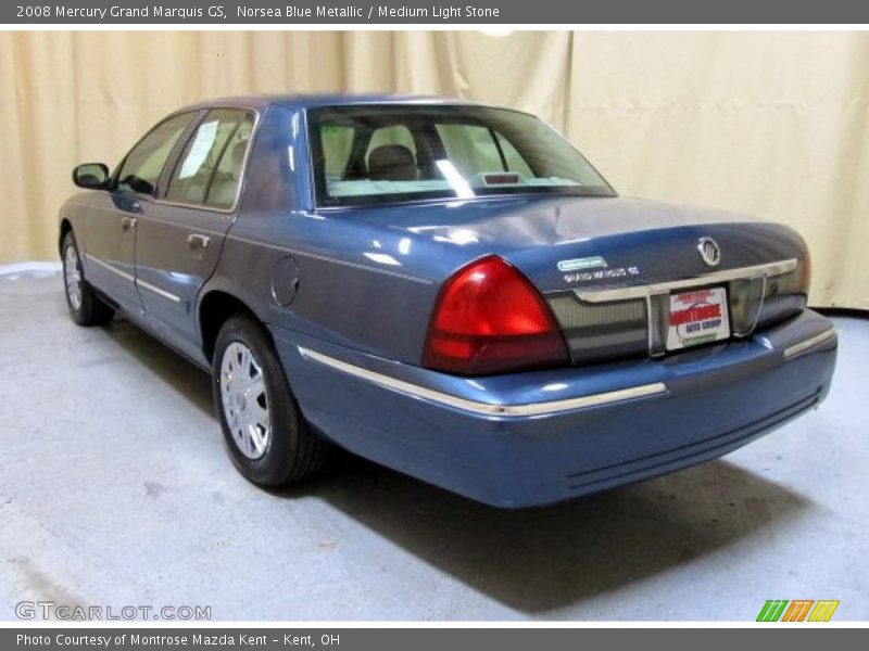 Norsea Blue Metallic / Medium Light Stone 2008 Mercury Grand Marquis GS