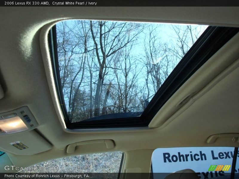 Crystal White Pearl / Ivory 2006 Lexus RX 330 AWD