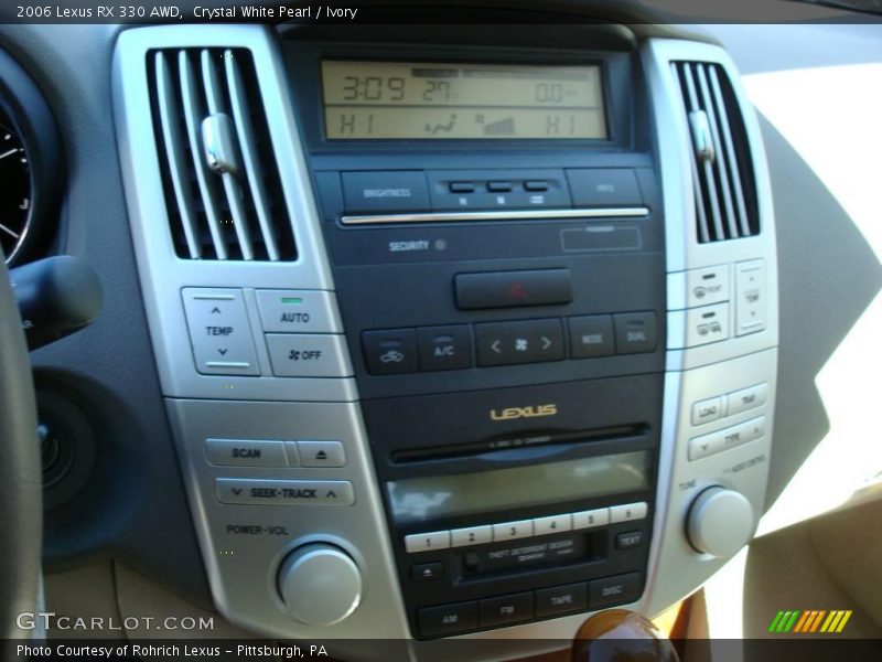 Crystal White Pearl / Ivory 2006 Lexus RX 330 AWD