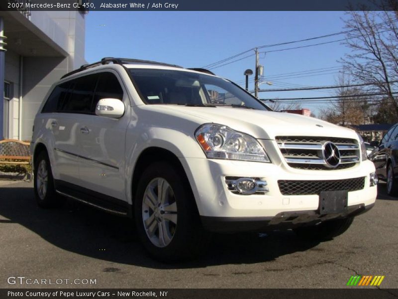 Alabaster White / Ash Grey 2007 Mercedes-Benz GL 450