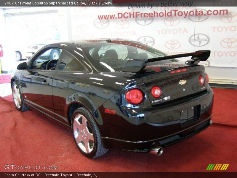 Black / Ebony 2007 Chevrolet Cobalt SS Supercharged Coupe