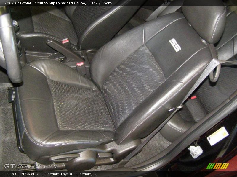  2007 Cobalt SS Supercharged Coupe Ebony Interior