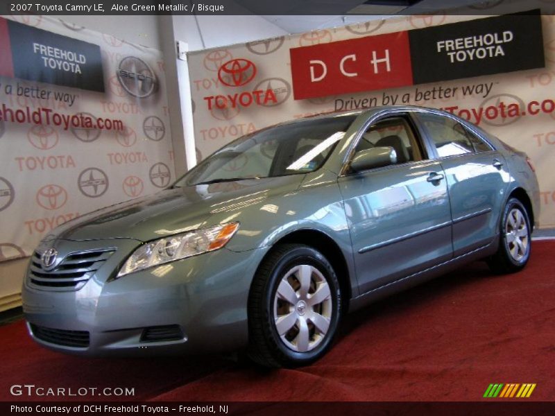 Aloe Green Metallic / Bisque 2007 Toyota Camry LE