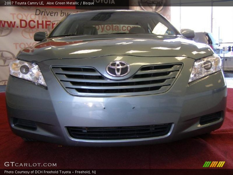 Aloe Green Metallic / Bisque 2007 Toyota Camry LE
