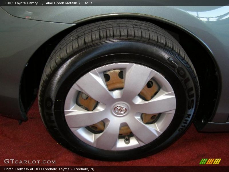 Aloe Green Metallic / Bisque 2007 Toyota Camry LE