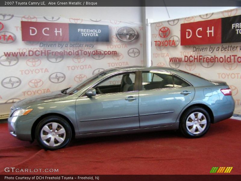 Aloe Green Metallic / Bisque 2007 Toyota Camry LE