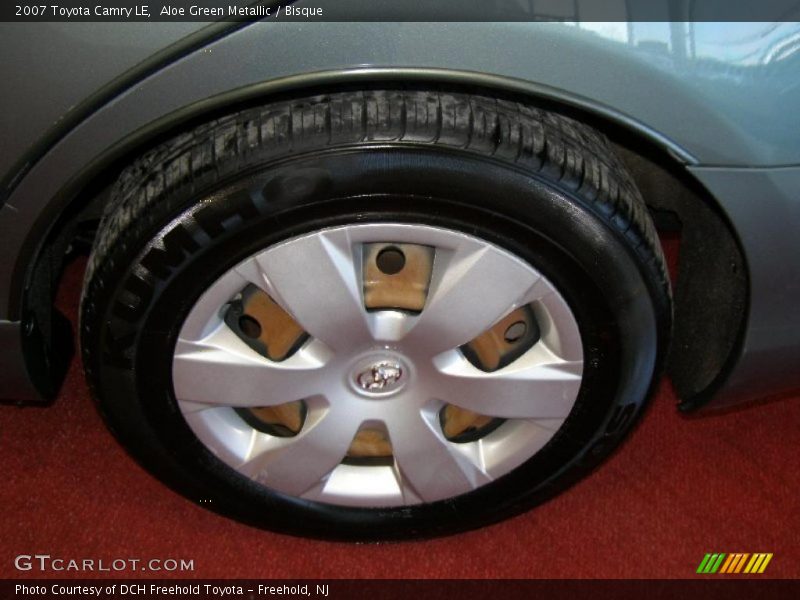 Aloe Green Metallic / Bisque 2007 Toyota Camry LE