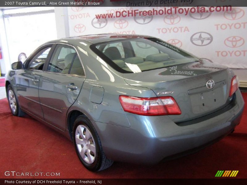 Aloe Green Metallic / Bisque 2007 Toyota Camry LE