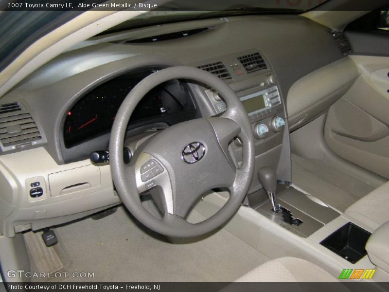 Aloe Green Metallic / Bisque 2007 Toyota Camry LE