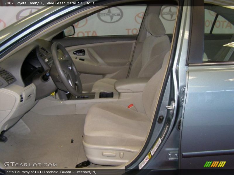 Aloe Green Metallic / Bisque 2007 Toyota Camry LE