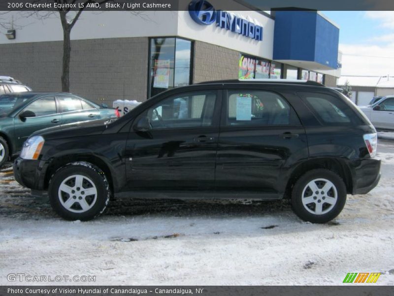 Black / Light Cashmere 2006 Chevrolet Equinox LS AWD