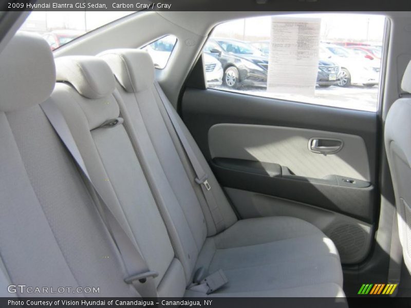 Carbon Gray / Gray 2009 Hyundai Elantra GLS Sedan