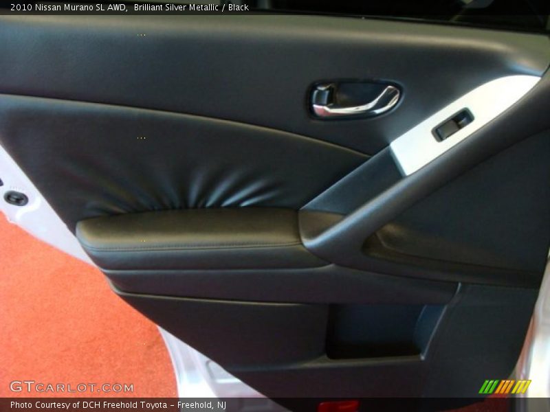 Brilliant Silver Metallic / Black 2010 Nissan Murano SL AWD