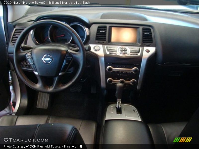 Brilliant Silver Metallic / Black 2010 Nissan Murano SL AWD