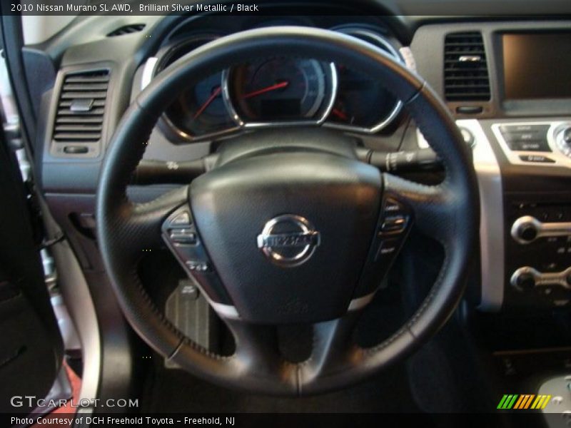 Brilliant Silver Metallic / Black 2010 Nissan Murano SL AWD