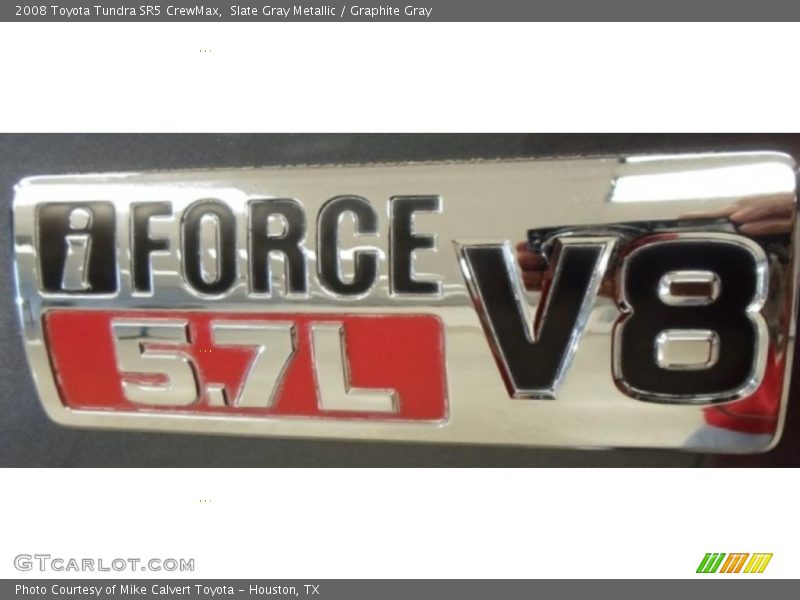 Slate Gray Metallic / Graphite Gray 2008 Toyota Tundra SR5 CrewMax