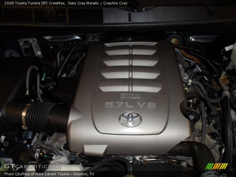 Slate Gray Metallic / Graphite Gray 2008 Toyota Tundra SR5 CrewMax