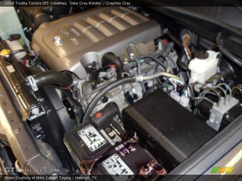 Slate Gray Metallic / Graphite Gray 2008 Toyota Tundra SR5 CrewMax