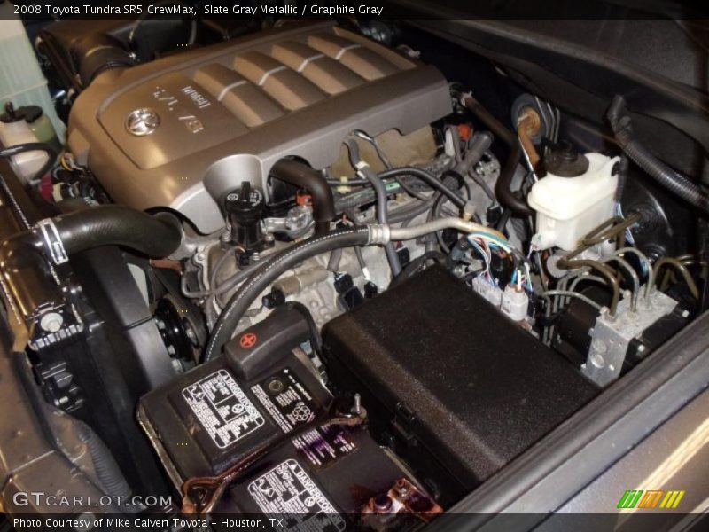 Slate Gray Metallic / Graphite Gray 2008 Toyota Tundra SR5 CrewMax