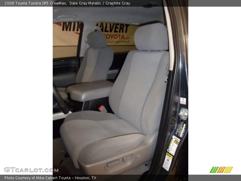 Slate Gray Metallic / Graphite Gray 2008 Toyota Tundra SR5 CrewMax
