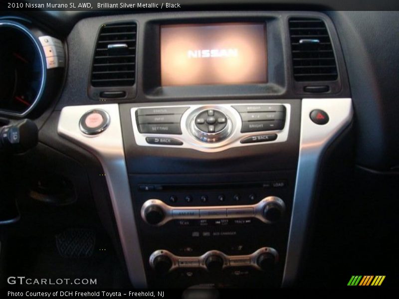Brilliant Silver Metallic / Black 2010 Nissan Murano SL AWD