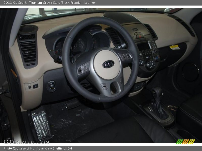 Titanium Gray / Sand/Black Premium Leather 2011 Kia Soul !