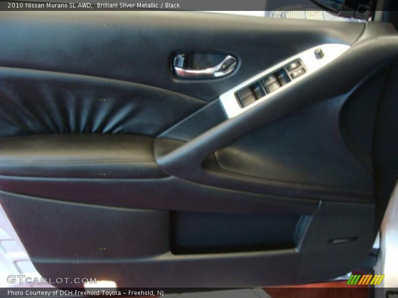 Brilliant Silver Metallic / Black 2010 Nissan Murano SL AWD