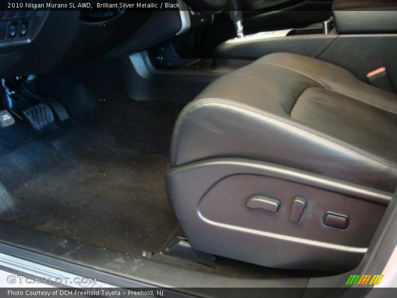 Brilliant Silver Metallic / Black 2010 Nissan Murano SL AWD