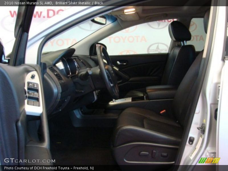 Brilliant Silver Metallic / Black 2010 Nissan Murano SL AWD