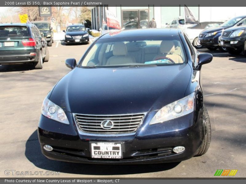 Black Sapphire Pearl / Cashmere 2008 Lexus ES 350