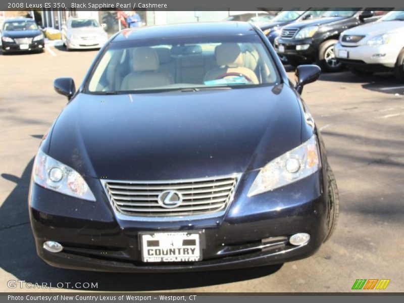 Black Sapphire Pearl / Cashmere 2008 Lexus ES 350