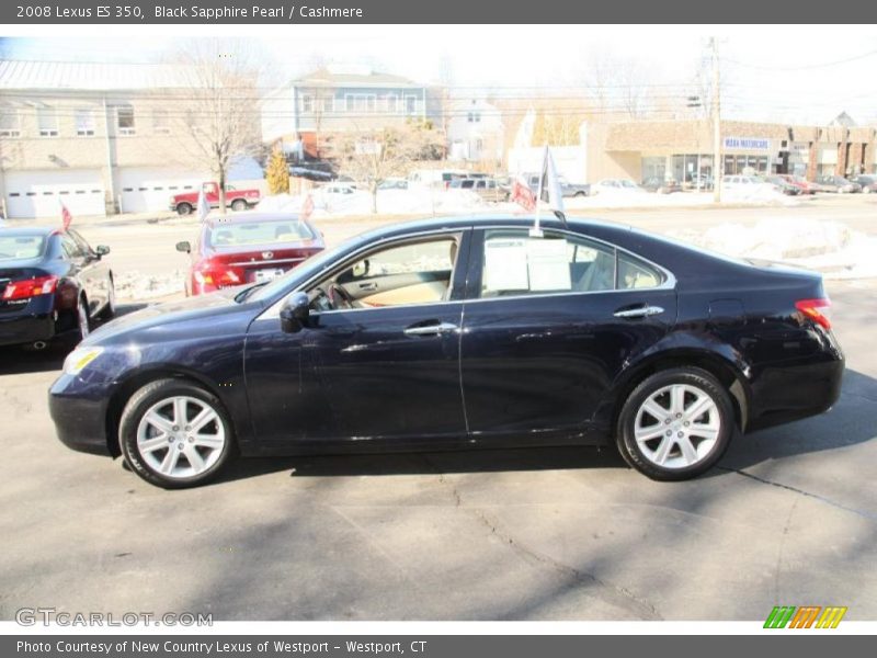 Black Sapphire Pearl / Cashmere 2008 Lexus ES 350