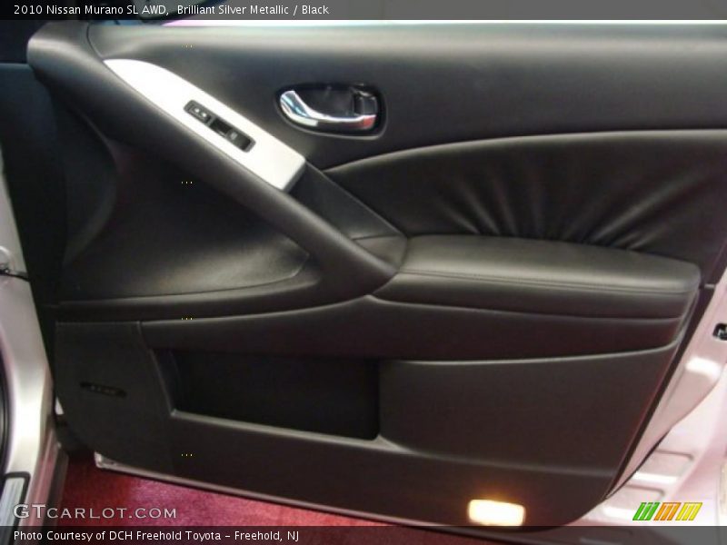 Brilliant Silver Metallic / Black 2010 Nissan Murano SL AWD