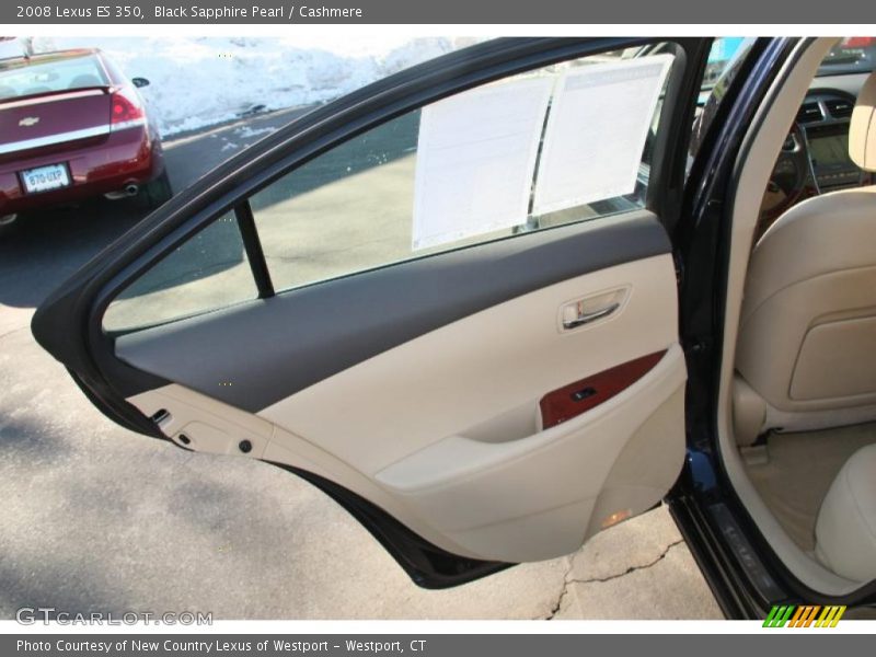 Black Sapphire Pearl / Cashmere 2008 Lexus ES 350