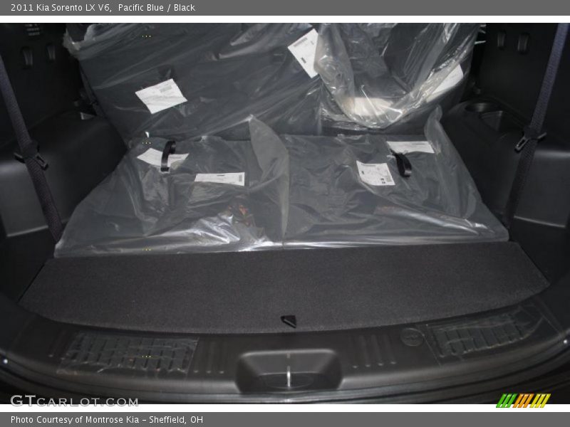 Pacific Blue / Black 2011 Kia Sorento LX V6