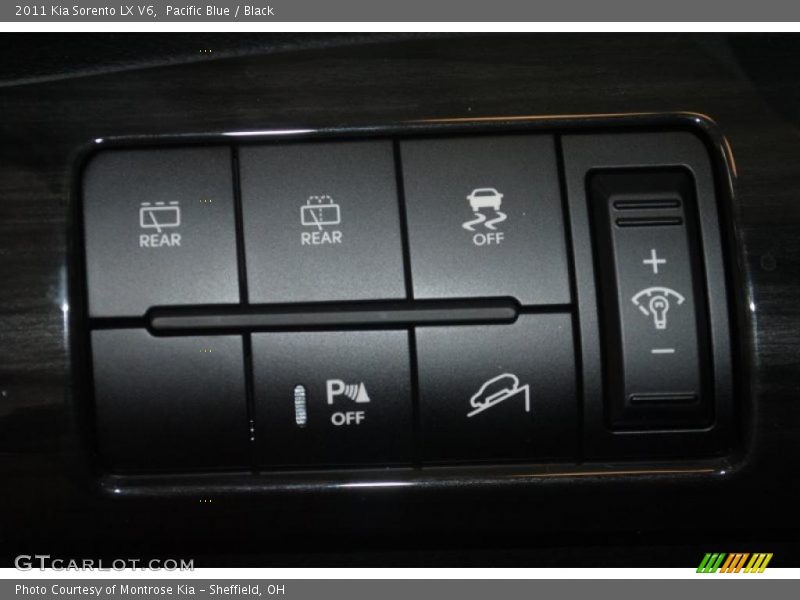 Pacific Blue / Black 2011 Kia Sorento LX V6