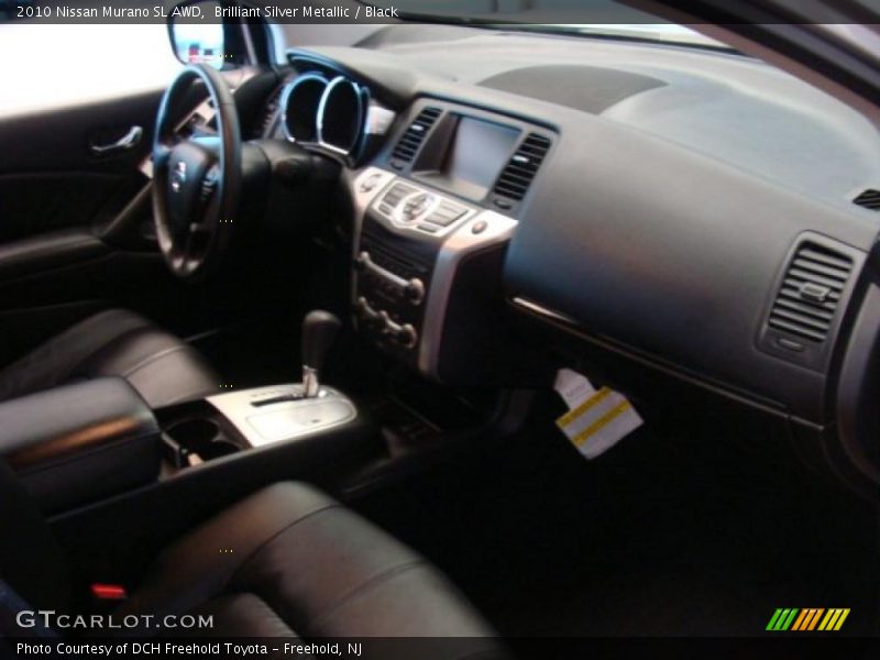 Brilliant Silver Metallic / Black 2010 Nissan Murano SL AWD