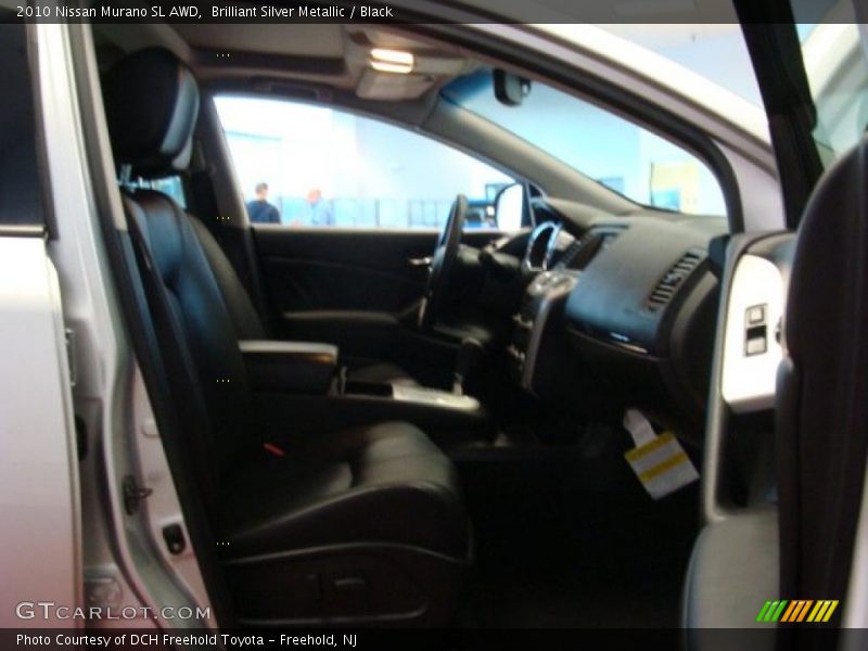 Brilliant Silver Metallic / Black 2010 Nissan Murano SL AWD