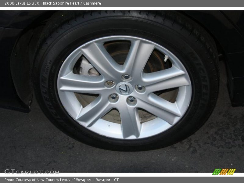Black Sapphire Pearl / Cashmere 2008 Lexus ES 350