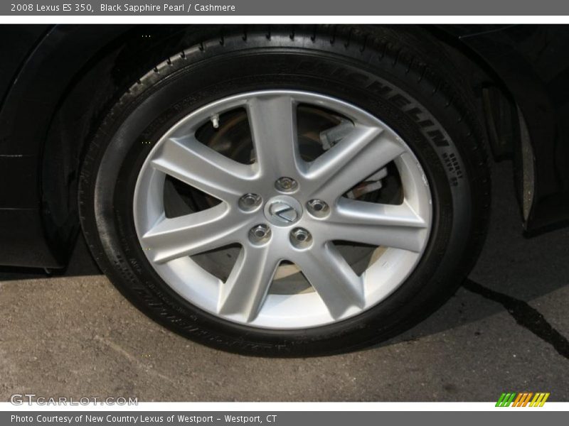Black Sapphire Pearl / Cashmere 2008 Lexus ES 350