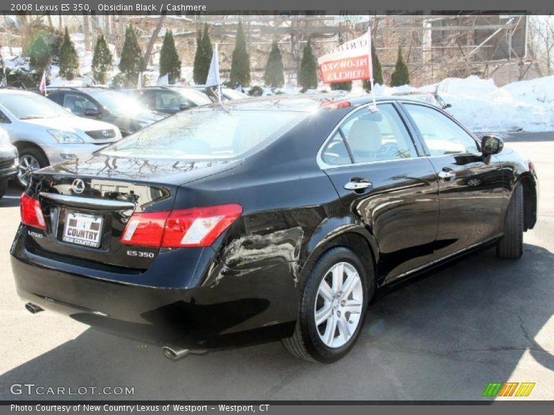 Obsidian Black / Cashmere 2008 Lexus ES 350