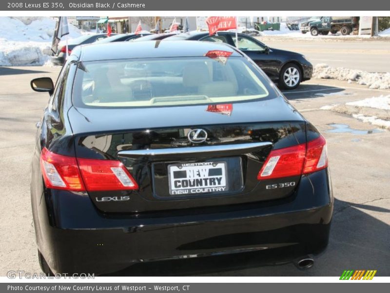Obsidian Black / Cashmere 2008 Lexus ES 350